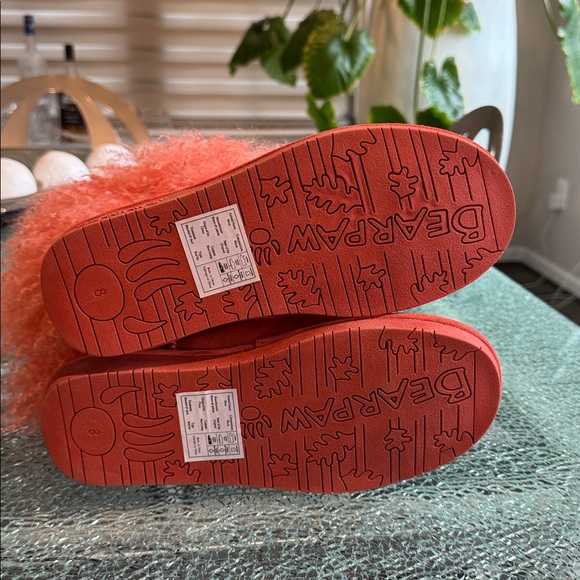 BearPaw Orange Suede Boots 8 - Picture 11 of 11